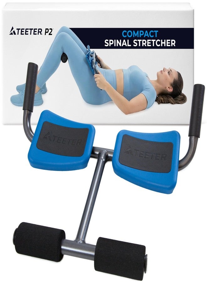 Teeter P2 Back Stretcher, Black/Blue - Image 1